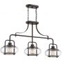 Lampa wisząca 3x60 W nikiel QZTRILOGYISLEOZ Elstead Lighting Trilogy zdj.1