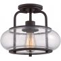 Lampa podsufitowa 1x60 W brązowa QZTRILOGYSFS Elstead Lighting Trilogy zdj.1