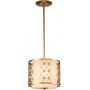 Lampa wisząca 2x40 W złota ZIGGY1PSLG Elstead Lighting Ziggy zdj.1