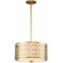 Lampa wisząca 2x60 W złota ZIGGY2PMLG Elstead Lighting Ziggy zdj.1