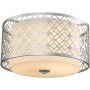 Plafon 2x60 W srebrny ZIGGYFMLS Elstead Lighting Ziggy zdj.1