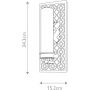 Kinkiet 1x40 W srebrny ZIGGY1LS Elstead Lighting Ziggy zdj.2