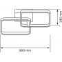 Lampa podsufitowa 1x25 W czarna 329721 Goldlux Robert zdj.2