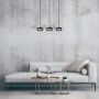 Lampa wisząca 3x10 W czarna 331281 Goldlux Ofelia zdj.3