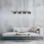 Lampa wisząca 4x10 W czarna 331304 Goldlux Ofelia zdj.3