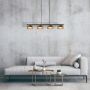 Lampa wisząca 4x10 W czarna 331311 Goldlux Ofelia zdj.3