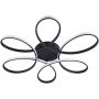 Lampa podsufitowa 1x42 W czarna 331823 Goldlux Fiore XL zdj.1