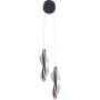 Lampa wisząca 2x7 W czarna 339621 Goldlux Valentina zdj.3