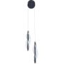 Lampa wisząca 2x7 W czarna 339621 Goldlux Valentina zdj.1
