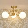 Lampa podsufitowa 3x12 W biała-złota 341648 Goldlux Bianca zdj.3