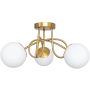 Lampa podsufitowa 3x12 W biała-złota 341648 Goldlux Bianca zdj.1