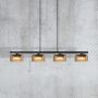 Lampa wisząca 4x10 W czarna 331311 Goldlux Ofelia zdj.5