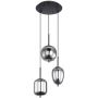 Lampa wisząca 1x40 W czarny 153453 Globo Lighting Blacky zdj.3