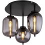 Lampa podsufitowa 3x40 W czarny 153453D Globo Lighting Blacky zdj.1