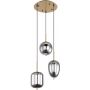 Lampa wisząca 3x40 W mosiądz 153453MM Globo Lighting Blacky I zdj.3