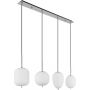 Lampa wisząca 4x40 W biała 153454NO Globo Lighting Blacky I zdj.1