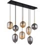 Lampa wisząca powyżej 6x40 W czarna 153458A Globo Lighting Blacky zdj.1