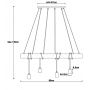 Lampa wisząca 154394 Globo Lighting Auston zdj.2