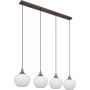 Lampa wisząca 4x40 W biała 155484HC Globo Lighting Maxy zdj.1