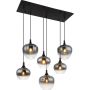 Lampa wisząca 6x40 W czarna 155486H Globo Lighting Maxy zdj.4