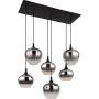 Lampa wisząca 6x40 W czarna 155486H Globo Lighting Maxy zdj.1