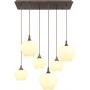 Lampa wisząca 6x40 W biała 155486HC Globo Lighting Maxy zdj.3