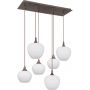 Lampa wisząca 6x40 W biała 155486HC Globo Lighting Maxy zdj.1