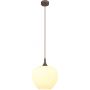 Lampa wisząca 1x60 W biała 15548H1C Globo Lighting Maxy zdj.3