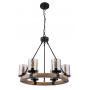 Lampa wisząca 6x60 W czarny 155556H Globo Lighting Lila zdj.2