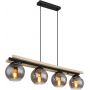 Lampa wisząca 4x25 W czarna 155694H Globo Lighting Conni zdj.1