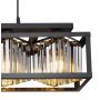 Lampa wisząca 4x40 W czarna 156974H Globo Lighting Mathilde zdj.4