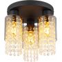 Lampa podsufitowa 3x40 W czarna 157993D Globo Lighting Backey zdj.1