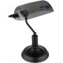 Lampa stołowa 1x60 W czarna-przydymiona 2491B Globo Lighting Antique zdj.1