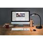 Lampa biurkowa 1x4.6 W czarna 52290108 Globo Lighting Carmen zdj.4