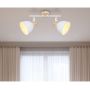 Lampa podsufitowa 2x40 W biały 540182 Globo Lighting Wiho zdj.2