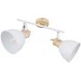 Lampa podsufitowa 2x40 W biały 540182 Globo Lighting Wiho zdj.3