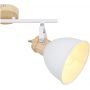 Lampa podsufitowa 2x40 W biały 540182 Globo Lighting Wiho zdj.4