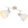 Lampa podsufitowa 2x40 W biały 540182 Globo Lighting Wiho zdj.1