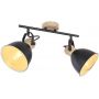 Lampa podsufitowa 2x40 W czarny 540182S Globo Lighting Wiho zdj.1