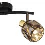 Lampa podsufitowa 2x40 W czarny 543572B Globo Lighting Indiana zdj.6