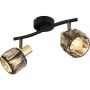 Lampa podsufitowa 2x40 W czarny 543572B Globo Lighting Indiana zdj.1