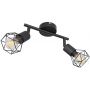 Lampa podsufitowa 2x40 W czarny 54802S2 Globo Lighting Xara I zdj.3