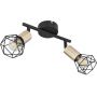 Lampa podsufitowa 2x40 W czarny 54802S2AB Globo Lighting Xara I zdj.3