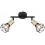 Lampa podsufitowa 2x40 W czarny 54802S2AB Globo Lighting Xara I zdj.4