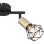 Lampa podsufitowa 2x40 W czarny 54802S2AB Globo Lighting Xara I zdj.6