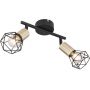 Lampa podsufitowa 2x40 W czarny 54802S2AB Globo Lighting Xara I zdj.1