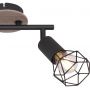 Lampa podsufitowa 2x40 W czarny 54802S2H Globo Lighting Xara I zdj.5