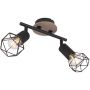 Lampa podsufitowa 2x40 W czarny 54802S2H Globo Lighting Xara I zdj.1