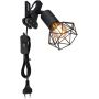 Kinkiet 1x40 W czarny 54802SK Globo Lighting Xara I zdj.3