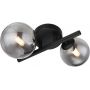 Kinkiet 2x3.5 W czarny 561332W Globo Lighting Riha zdj.3